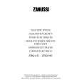 ZANUSSI ZBQ631X Manual de Usuario