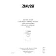 ZANUSSI WD1601INPT Manual de Usuario