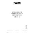 ZANUSSI ZT165R Manual de Usuario