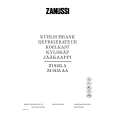 ZANUSSI ZI9155AA Manual de Usuario
