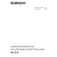 ROSENLEW RA3210W Manual de Usuario