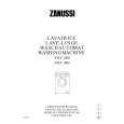 ZANUSSI ZWF1400 Manual de Usuario