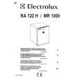 ELECTROLUX MR1000 Manual de Usuario