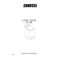 ZANUSSI TL890 Manual de Usuario