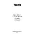 ZANUSSI ZCG604LX Manual de Usuario