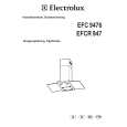 ELECTROLUX EFC9476X/S Manual de Usuario
