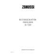ZANUSSI Zi7243 Manual de Usuario