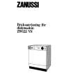 ZANUSSI ZW122VS Manual de Usuario