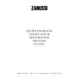 ZANUSSI ZI5120F Manual de Usuario