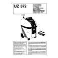 ELECTROLUX UZ872 Manual de Usuario