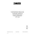 ZANUSSI ZV112 Manual de Usuario