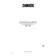 ZANUSSI ZT141 Manual de Usuario