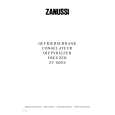 ZANUSSI ZV1020S Manual de Usuario