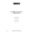 ZANUSSI TDS281W Manual de Usuario