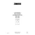 ZANUSSI WD1010 Manual de Usuario