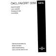 AEG FAV3050-W Manual de Usuario
