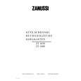 ZANUSSI ZI1600 Manual de Usuario