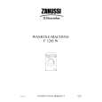 ZANUSSI F1203W Manual de Usuario