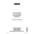 ZANUSSI ZT 1551 Manual de Usuario