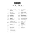 ZANUSSI ZESW2226 Manual de Usuario