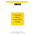 ZANUSSI ZC902M Manual de Usuario