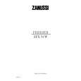 ZANUSSI ZFX74W Manual de Usuario