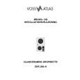 VOSS-ELECTROLUX DEK205-9 Manual de Usuario