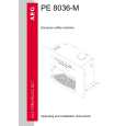AEG PE8036-M Manual de Usuario