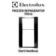 ELECTROLUX TR916AL Manual de Usuario