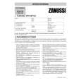 ZANUSSI ZWN2106 Manual de Usuario