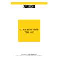 ZANUSSI ZBE602B Manual de Usuario