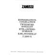 ZANUSSI Z220/9K Manual de Usuario