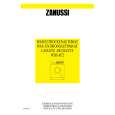 ZANUSSI WDS1072 Manual de Usuario