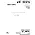 SONY MDR-005EG Manual de Servicio