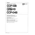 SONY CCP-13B Manual de Usuario