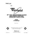 WHIRLPOOL SF302BERW6 Catálogo de piezas