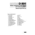 HITACHI D-900 Manual de Usuario