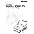 PANASONIC UF315 Manual de Usuario