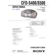SONY CFDS400 Manual de Servicio
