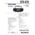 SONY CFDG70 Manual de Servicio