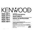 KENWOOD KDCX811 Manual de Usuario