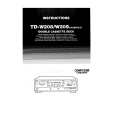 JVC TD-W208G Manual de Usuario