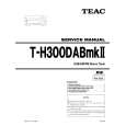 TEAC T-H300DABMKII Manual de Servicio