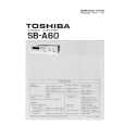 TOSHIBA SB-A60 Manual de Servicio