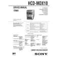 SONY HCDMDX10 Manual de Servicio