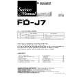 PIONEER FD-J7 Manual de Servicio