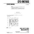 SONY CFS-RW280S Manual de Servicio