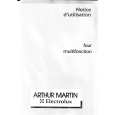 ARTHUR MARTIN ELECTROLUX FE2000B1 Manual de Usuario