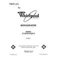 WHIRLPOOL ET18HKXWW10 Catálogo de piezas