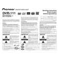 PIONEER DVR-111 Manual de Usuario